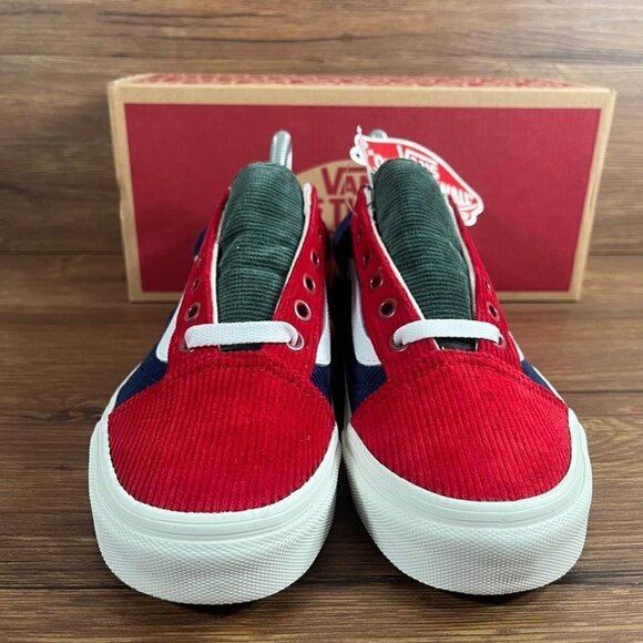 NEW Vans Okd Skool Mixed Corduroy Colorblock Sneakers Women’s Size 7 - Picture 6 of 10